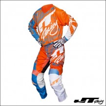 JT Racing USA Flex Victory Cyan /Flo Orange